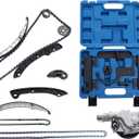Engine Timing Chain Kit for Land Rover Discovery LR4 Range Rover 2015-2016 for Jaguar XJ XF 2013-2020 5.0L AJ133 Timing Chain No.LR012110/LR087162