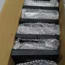 T-SUN Solar Post Cap Lights Outdoor 6 Pack, 2 Modes LED Fence Post Solar Lights Fit for 4x4 5x5 6x6 Vinyl/Wooden Posts, Waterproof Deck Post Lights Solar Powered for Garden Patio Gate Porch (Black-Warm & Cool White)