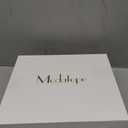 Modatope Knee High Boots Women Fold Over Knee High Boots Chunky High Heels Long Boots Zipper Pointed Toe Dress Tall Boots for Women (10, Black Pu)