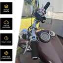 SLIMI 2 PCS Motorcycle Hand Grips Cover, 27MM Handlebar Grip Sponge Covers, Anti-Slip Handle Grip Protrctor, Universal for Most Motorcycles, ATV, Dirt Pit Bike, Motocross (Black)