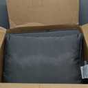 downluxe 19x19 Outdoor Chair Cushions, Waterproof Fade Resistant Patio Furniture Cushions with Handle & Removable Cover, Deep Seat Outdoor Cushions for Sofa, Couch and Patio Chairs, Dark Grey