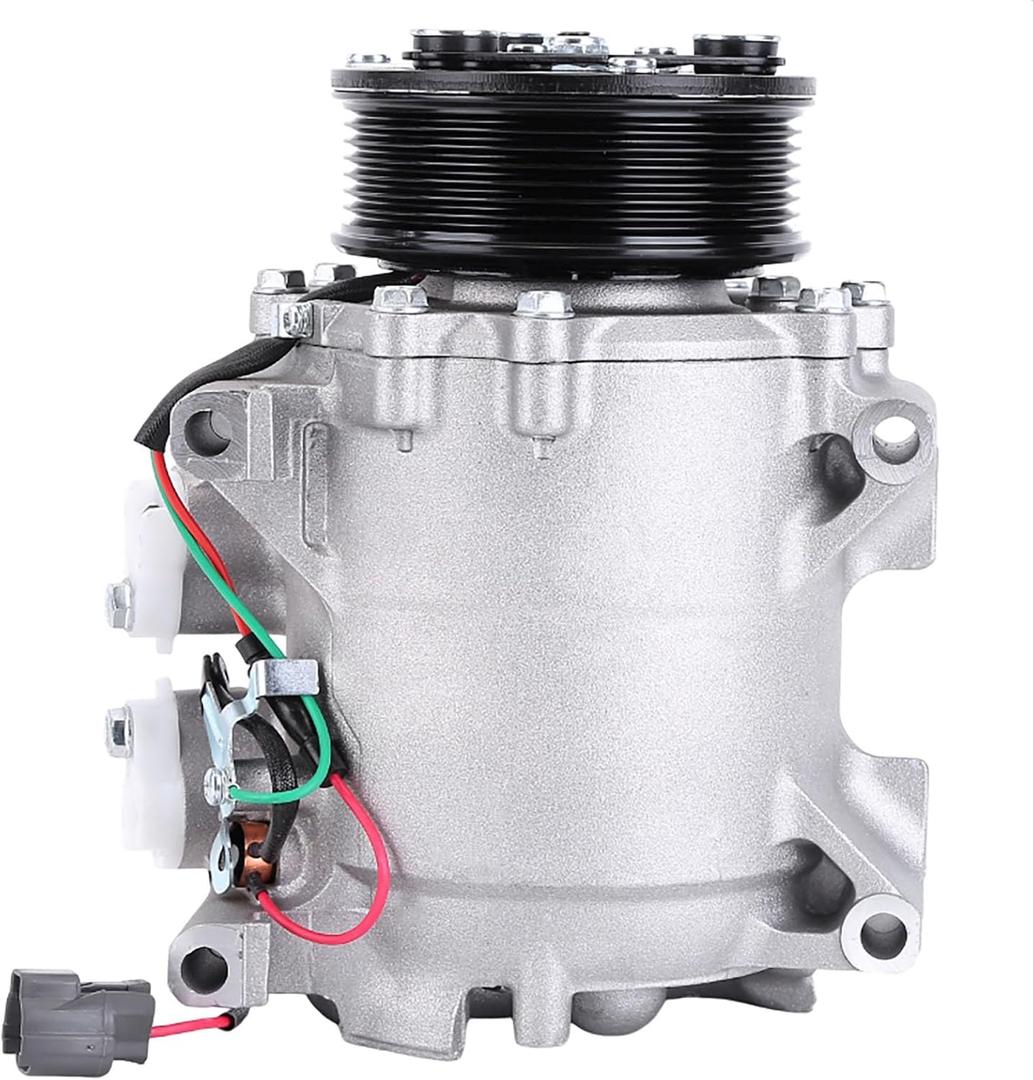 Air Conditioner A/C Compressor Replacement for 38810RBBA01, 38810-RBB-A01CO 10849T PAG100 7 Pulley Grooves 110 Pulley Diameter (mm) HS110 120 ml Compatible with Acura TSX 2004-2008