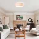 Bedroom Ceiling Light fixtures，Flush Mount Lighting, 19.7-inch
