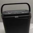 Basics 8Sheet High Security Cross Cut Paper and Credit Card Shredder with P4 Security, Auto Shutoff, Black