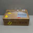 Furologee Kitchen Bakers Rack with Power Outlet, Microwave Oven Stand with Storage 4 Tiers, Coffee Bar Table with 6 S Hooks, Kitchen Storage Shelf Rack for Spices, Pots, Rustic Brown (22inch)