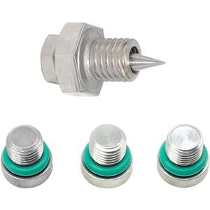 7-Speed Dry Dual Clutch Valve Body Screw Open Hole Oil Change Tool Set Drilling Oil Drain Plug Kit M12*1.25 M12*1.75 Compatible with Buick Chevrolet MG 7DCT250 Transmission