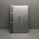 N NORTHSONG Large Diatomite Earth Bath Mat,Stone Bath Mat,Washable Rugs,Bathtub Mat -Rapid Water Absorption,Quick-Drying,Non-Slip for Bathroom and Kitchen-White