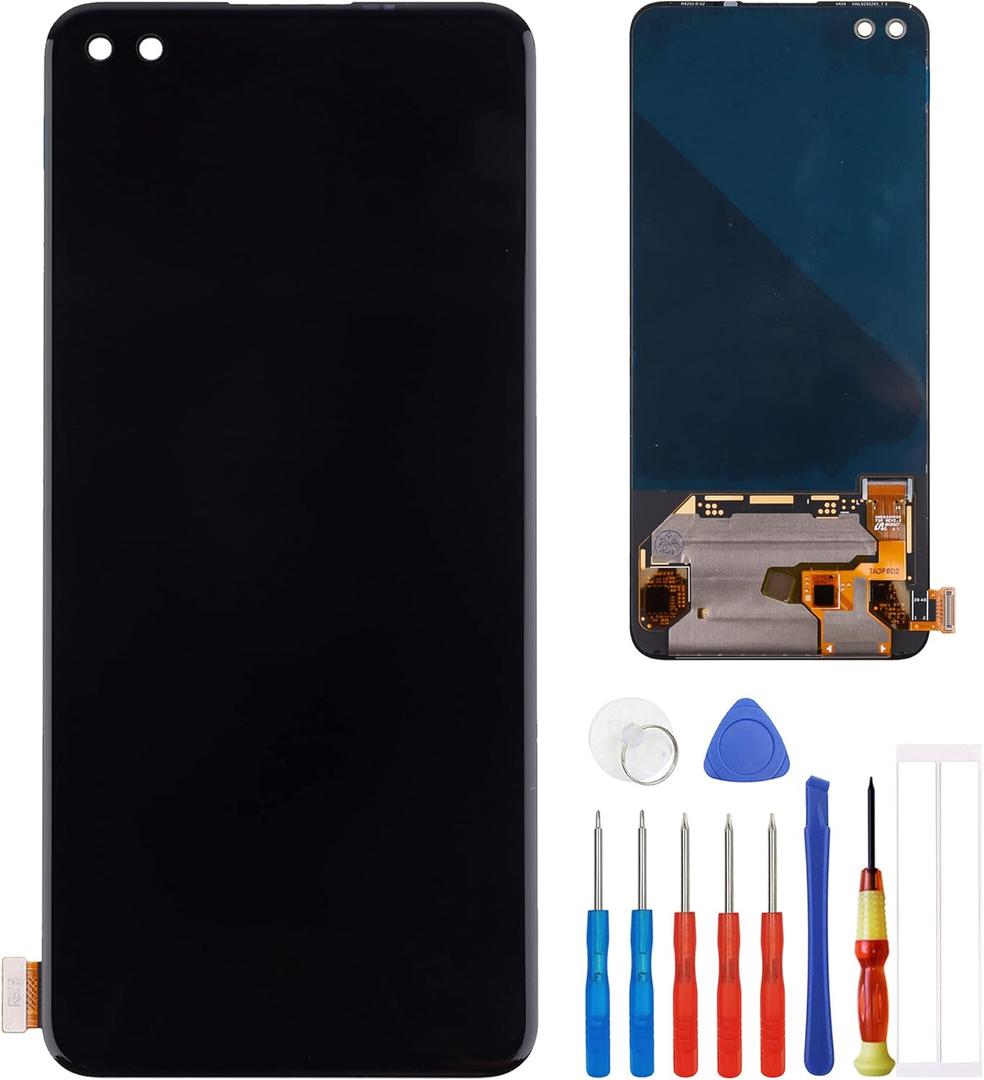 E-yiiviil Display Compatible with OnePlus Nord AC2001 AC2003 6.44" inch LCD Touch Screen Display Assembly with Tools(Not fit for n10&n100) (TFT) No Fingerprint Support