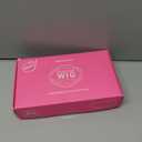 FAELBATY 14" Bob Wig, Brown Grey Ombre, Heat Resistant Synthetic Wig, Cosplay Wig for Women, Shoulder Length, Dark Roots, Natural Hair