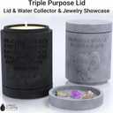 Candle Planter Hug in a Jar Romantic, Aromatherapy Candles - Natural Soy Wax, Long-Lasting 50-Hour Burn, Lavender Scents - Gifts for Him, Her, Couple, Husband and Wife Birthday Gift Ideas, Unique Cool