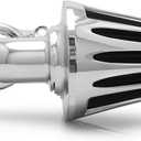 Big Sucker cone Air filter intake for harley air Cleaner Sportster Softail fatboy heritage dyna touring street road king Glide (Deep style -Chromed, TypeB: Touring 01-07, Softail Dyna 99-15)