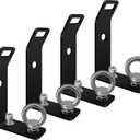 Load Stops Replacement T-Slot Truck Cross Bar,304 Stainless Steel Covered with Black Coating Roof Rack Cross Bar Accessories for Ladder Firewood Skis Snowboard Kayak Skateboard Surfboard 4Pack