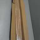 LazBlinds No Tools No Drill Cordless Bamboo Roman Shades, Light Filtering Window Treatment, Roll Up Bamboo Blinds for Window 38'' W x 64'' H, Brown
