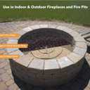 Mr. Fireglass Natural Silica Sand for Fire Pits, Fireplaces, Garden and Landscape Decoration, Fireproof Base Layer Fire Sand Gas Fire Pits Filler Under Lava Rock or Fire Glass (14-20 Mesh,10 Pounds)