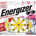 Energizer Hearing Aid Batteries Size 10, Yellow Tab, 24 Pack