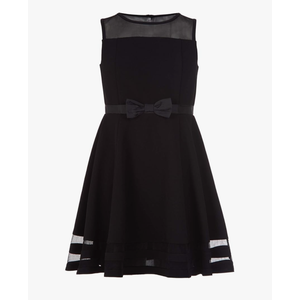 Calvin Klein Girls' Sleeveless Party Dress, Fit and Flare Silhouette, Round Neckline & Back Zip Closure 12