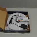 SILFU Neon Rope Lights, 50FT RGB LED Strip Lights, Waterproof IP67 LED Lights for Bedroom, DIY Design, Music Sync, 44 Key Remote Control, Multiple Modes for Bedroom, Holiday Decoration