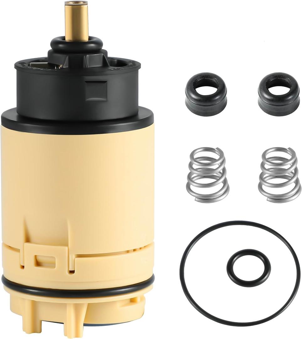 RP70538 Single Function Pressure Balance Cartridge, Shower Cartridge Replacement, Compatible with Peerless and Delta Single Handle Tub/Showers Faucet (Not Included Check Valve)