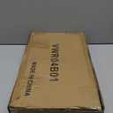 VASMIA Wine Rack, 4-Tier Bamboo Wine Racks Countertop,Sturdy and Durable Wine Storage Cabinet Shelf,16 Bottles Wine Holder for Kitchen Pantry, Black