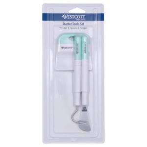 Westcott 00499 Die Cutting Crafting Tools Set with Scraper, Spatula and Weeder Tool, 3 Piece