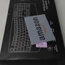 Wireless Keyboard and Mouse Combo, 2.4G Full Size Wave Keys Ergonomic Keyboard with Wrist Rest and 3-Level DPI Adjustable Wireless Ergonomic Mouse for Windows, Mac OS Desktop/Laptop/PC(Black)