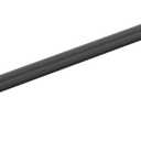 Amerock BP54051FB | Matte Black Appliance Pull | 18 inch (457mm) Center-to-Center Cabinet Handle | Radius | Furniture Hardware
