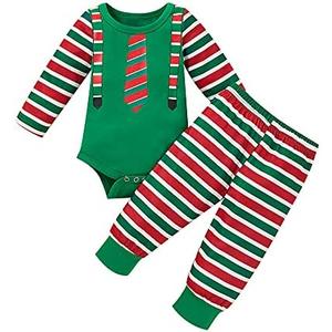 Hifot Baby Girl Boy Romper Newborn Clothes My First Christmas Long Sleeve Jumpsuit
