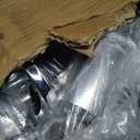 ABS Chrome Plastic Complete Axle Cover Kits with 33mm Thread-on Nut Covers for Semi Trucks in Sets (Spiked), 33 millimeters