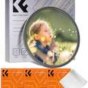 K&F Concept 55mm Black Diffusion Mist 1/8 & Variable ND2-32 in-1 Filter Cinematic Effect Neutral Density Filter for Camera Lens with 18 Multi-Layer Coatings (K- Series)