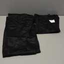 2 Pack Mesh XL Laundry Bags,Machine Washable Dirty Clothes Organizer with Drawstring and ID Tag, Large Laundry Hamper Liner Enough to Laundry Essentials for Travel, Sports(24"x 36",Black)