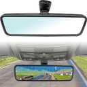 Pleoos Black Interior Rearview Mirror Compatible with VW Bora 1999-2005, VW Passat 1998-2011, VW Rabbi 2006-2009, Replaces 3C0857511, 3B0857511H, 3B0857511G, 18D 857 511