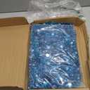 Fire Glass for Propane Fire Pit, Fireplace and Outdoor Decorative. Caribbean Blue Round Firepit Rocks 20 Pounds, 3/4 Inch High Luster Glass Beads