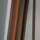 Cordless Room Darkening Mini Blind - 35 Inch Width, 64 Inch Length, 1" Slat Size - Mahogany - Cordless GII Deluxe Sundown Horizontal Windows Blinds for Interior by Achim Home Decor