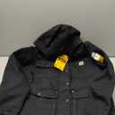 Carhartt Women's Loose Fit Washed Duck Coat (Medium, Black)