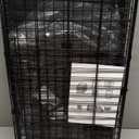 DONORO Dog Crates for Small Medium Size Dogs Indoor Double Door Dog Kennels & Houses for Puppy and Cats, Collapsible Metal Contour Dog Cages (Brown, 30.0" L x 19.0" W x 21.0" H)