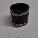 Fernco P1056-3/250 3-in. x 2.5-in. Cast Iron, Plastic and Steel Pipe Flexible Reducer Coupling Connector Adapter in Black