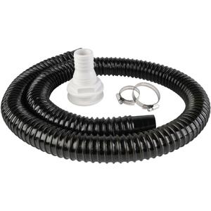 SEAFLO Bilge Pump Installation Kit with Hose, Clamps, and Thru Hull Fitting (1-1/2")