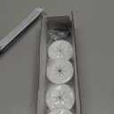 VCELINK TV Cord Hider for Wall Mounted TV, 2.36" (60 mm) Mini White Cable Management Kit Hides TV Wires- Push Type, 4 Pack Wall Cord Pass Throughs and 1 Hole Saw Drill- Ideal for Mounted TVs, Desks