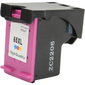 Ink Cartridge Replacement, Printer Cartridge Ink Cartridge for HP Envy 5055 5052 5010 DeskJet 3755 2600 3752 2652 2655 2622 AMP 100(H 65XLC Colorful)