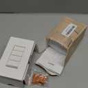 Aqara Smart Light Switch H2 (2-in-1 Neutral, 4 Buttons, 3 Channels), Thread/Zigbee Protocol, Wall Switch for Smart Home, Supports Apple Home, Google, Alexa, Matter Over Thread