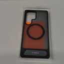 TORRAS Strong Magnetic & Seamless Stand for Samsung Galaxy S25 Ultra Case, Fit for MagSafe, Mil-Grade Drop Protection, Kickstand for Samsung Galaxy S25 Ultra Case, Translucent Back/Black Edge