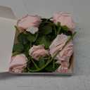 Artificial Rose Flower Blush Flowers Pink Roses Silk Flowers 12 pcs with Long Stem Silk Roses Bouquet for Wedding Bridal Shower Party Home Decoration