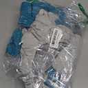 SUNFURA Full Body Dog Coat - Warm Fleece Jacket for Small Dogs, Turtleneck Winter Coats with Harness, Reflective Dog Snowsuit Windproof Puffer Jackets with Legs for Pug, Jack Russel, Turquoise S