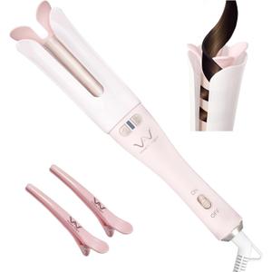 VAV Auto Hair Curler for Long Hair, 1.25-Inch Large Barrel Automatic Curling Iron with 2-Way Rotation for Curls & Waves, Anti-Tangle Rotating Wand for Beginners (Easy to Use)