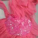 LalaMira Girls Sequin Dress Toddler Party Sparkly Dress Flower Girl Dress Pageant Birthday Graduation Easter Photo Shoot 2T