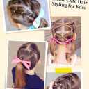 Slick Back Hair Brush & Hair Wax Stick Set - Frizz Control & Flyaway Smoothing - Sleek Ponytails, Buns, Edges - Styling Cream/Gel/Balm/Pomade Stick for Women - Styling Accessories for Girls & Kids