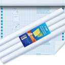 Chell 4 Pack Clear Contact Paper Roll for Books, 17.5in x 5ft Clear Self Adhesive Book Cover Paper Protector