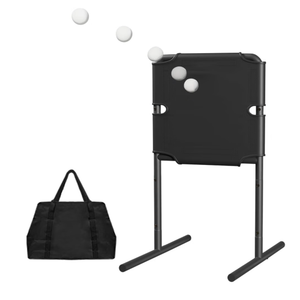 Baseball Strike Zone Target for Plastic Balls, Portable Metal Frame Pitching & Hitting Training Tool for Outdoor (20” × 24”) Freestanding