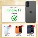 for iPhone 17 Wallet Case, Magnetic Snap Flip Leather Cover with Flower Design Credit Card Holder Stand WristbandiPhone 17 Protective Phone Case for Women