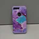 for iPhone Air Case,Three Layer Heavy Duty Shockproof Hybrid Hard Plastic Bumper Soft Silicone Rubber Drop Protective Cover Case for iPhone 17 Air 6.5",Purple